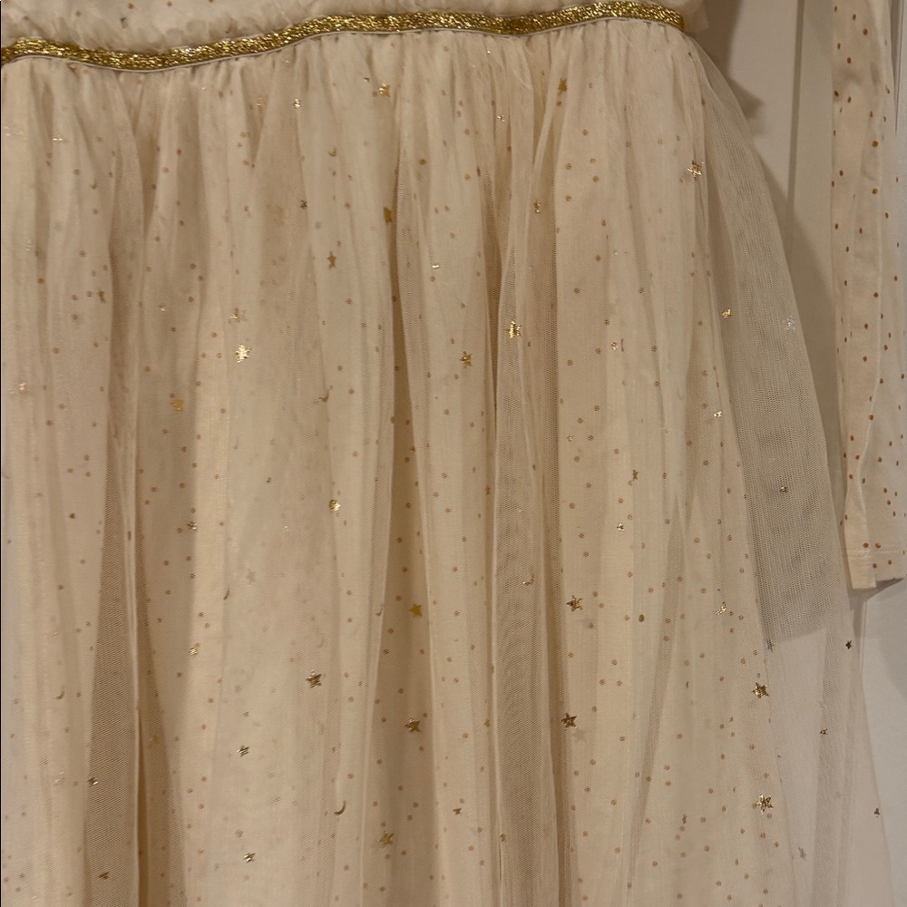 Hanna Andersson White Tulle skater dress size 10 - Picture 3 of 8